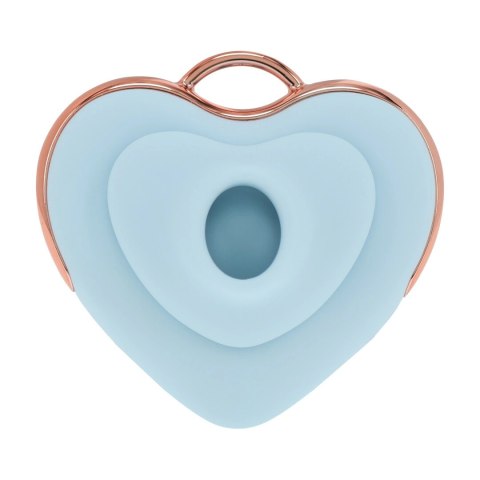 Luvie Heart-shaped AirTap® - niebieski, kompaktowy model z 15 trybami