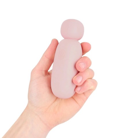 Mochi Mini Chunky Wand Pink - kompaktowy masażer silikonowy 8 trybow