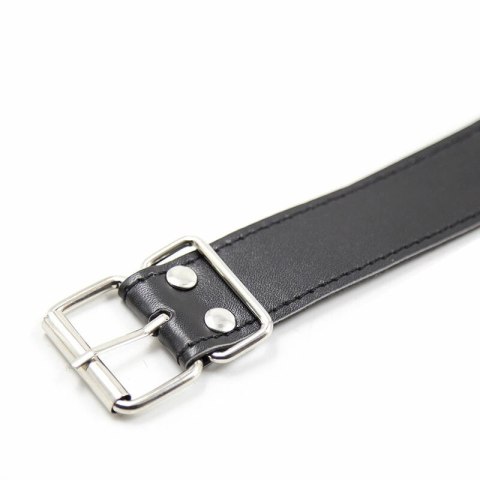 OHMAMA FETISH - Knebel pająkowy M, PVC/żelazo, 4,5 cm, czarny