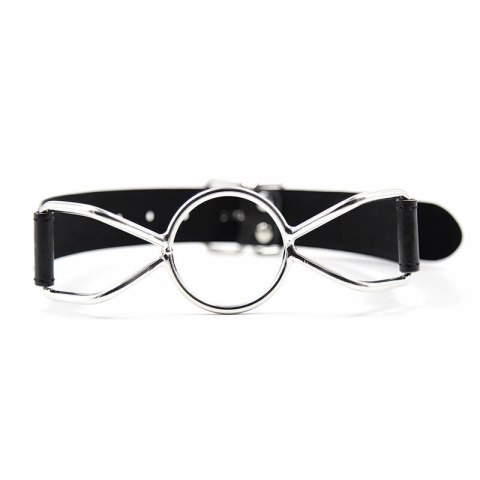 OHMAMA FETISH - Knebel pająkowy M, PVC/żelazo, 4,5 cm, czarny