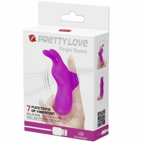 PRETTY LOVE INTELIGENTNE NARZĘDZIE Z KROLIKIEM 7 trybow USB silikon