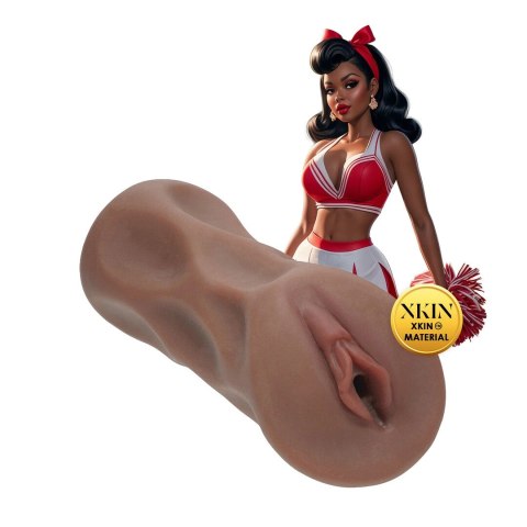 Pinup Dolls Cheerleader Cutie Cherry Splitz TPE Large brązowy 321g