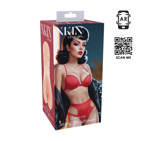 Pinup Dolls Greaser Girl Misty Muffburner TPE Medium 204g Jasny beż