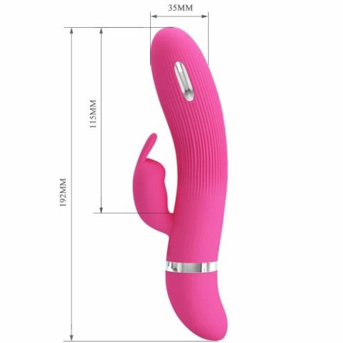 Pretty Love Flirtacja Ingram - wibrator silikonowy z funkcją elektrostymulacji