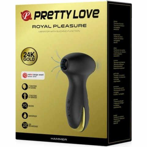 Pretty Love Hammer - wielofunkcyjny system wibracji i ssania, IPX7, USB