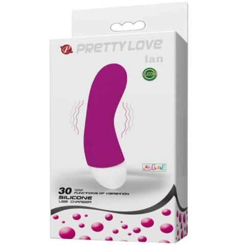 Pretty Love Stymulator Punktu G Iana 30 trybow silikonowy USB fioletowy