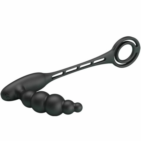 Pretty Love - Zestaw pierścieni z wtyczką wibracyjną, silikon, 12 trybow