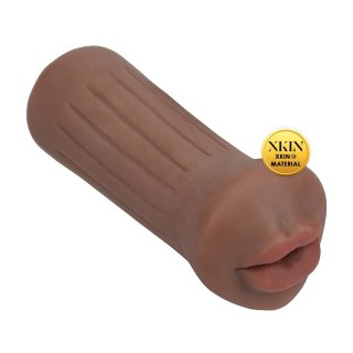 Raw The Grip TPE Small - kompaktowa maszyna intymna, brązowa, 137g