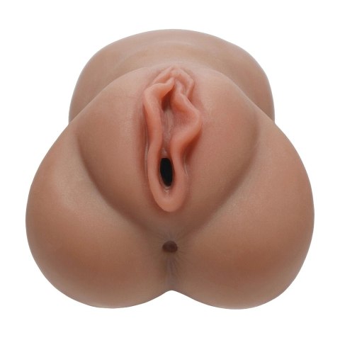 Raw Velvet Vice TPE Large - anatomiczna maszyna intymna 335g brązowa