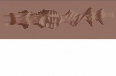 Raw Velvet Vice TPE Large - anatomiczna maszyna intymna 335g brązowa