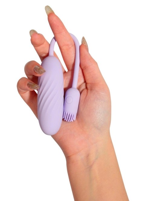 Svakom Plume Pastel Lilac - elastyczny model z aplikacją, silikon