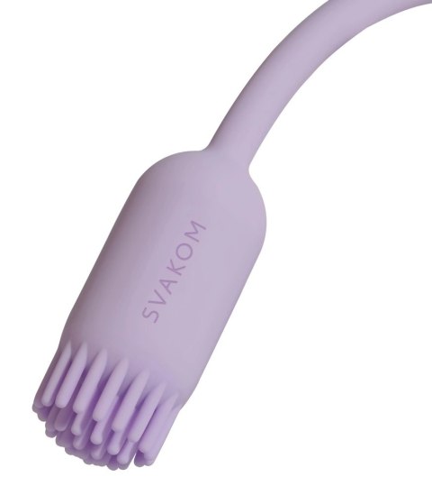 Svakom Plume Pastel Lilac - elastyczny model z aplikacją, silikon