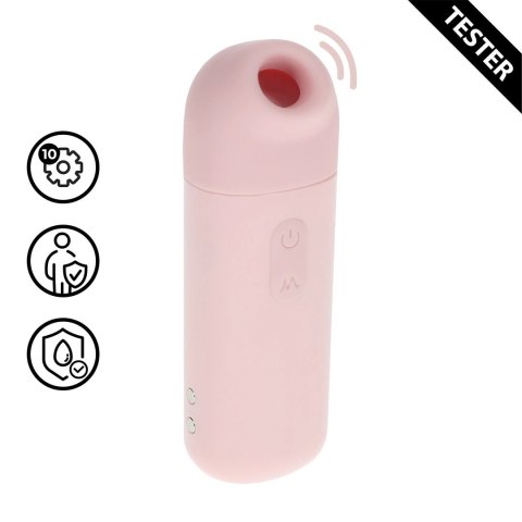 Sweetie AirTap Vibrator Pink Tester - kompaktowy model 2w1 z technologią AirTap