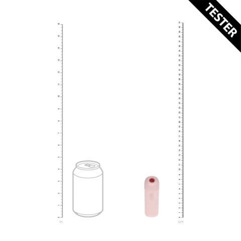 Sweetie AirTap Vibrator Pink Tester - kompaktowy model 2w1 z technologią AirTap