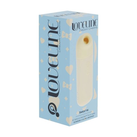 Sweetie AirTap Vibrator żołty - kompaktowy model 2w1 z 15 trybami