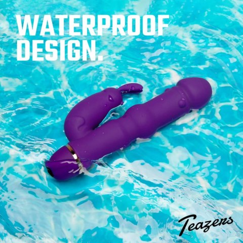 Teazers Rabbit Vibrator Silicone Fioletowy 20 Trybow Elastyczny