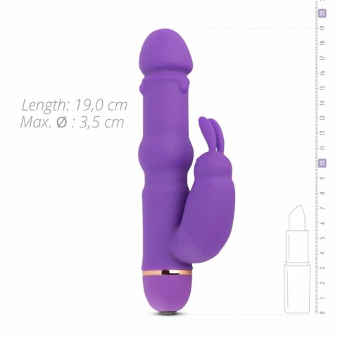 Teazers Rabbit Vibrator Silicone Fioletowy 20 Trybow Elastyczny