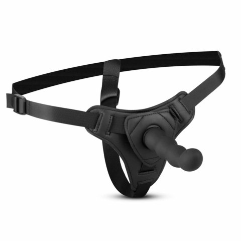 Teazers Silicone Strap-On Set Czarny - Zestaw z regulowaną uprzężą