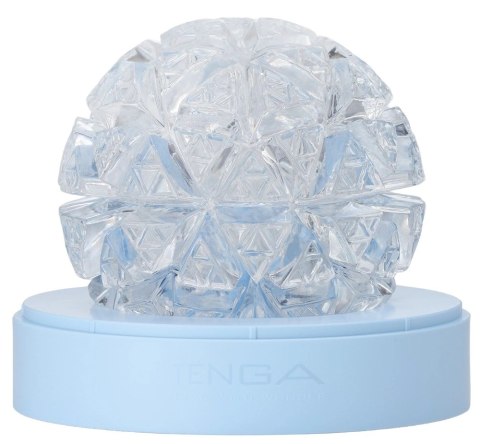 Tenga GEO GLACIER - transparentna maszyna intymna, elastyczna struktura