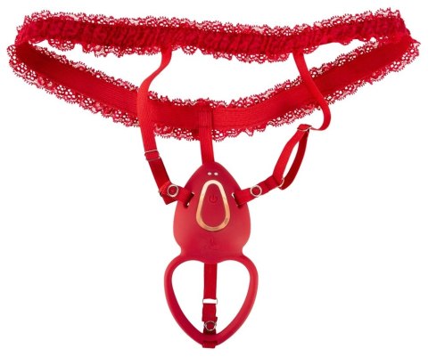 You2Toys Strap-On Lay-On Vibe zestaw z pilotem, silikon, czarny