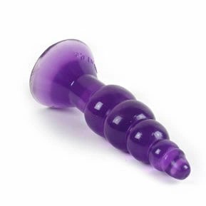 BAILE Climax Happens korek anatomiczny 17 cm liliowy z przyssawką