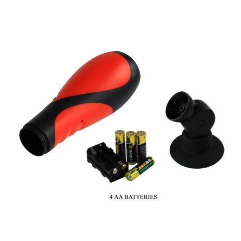 BAILE Oral Sex Lover - maszyna intymna 30 trybow, silikon, adapter 30V