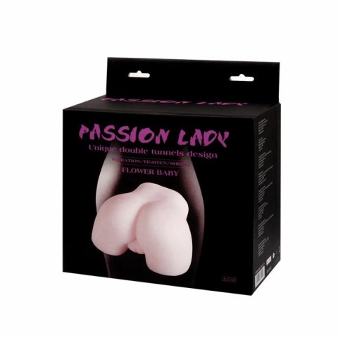 BAILE PASSION LADY II - kompaktowa maszyna intymna Cyberskin z funkcją wibracji