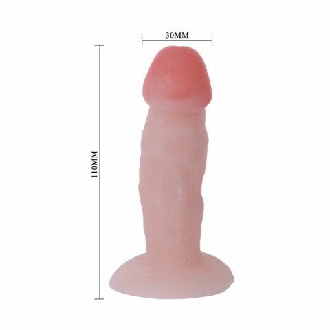 BAILE Plug intymny model 11 cm x 3 cm miękki materiał