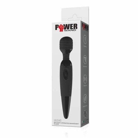 BAILE Power Wand - kompaktowy masażer czarny, mocny, silikonowy