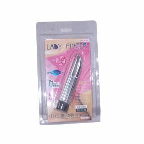 BAILE Wibrator Damskiego Palca ABS wielobiegowy 14,4 cm srebrny