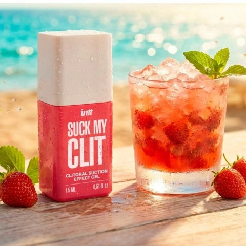 INTT SUCK MY CLIT żel intymny z efektem ssania, poziomka, 15 ml