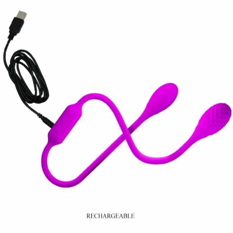 PRETTY LOVE Dream Lovers Whip 2 - elastyczny stymulator unisex, 12 trybow
