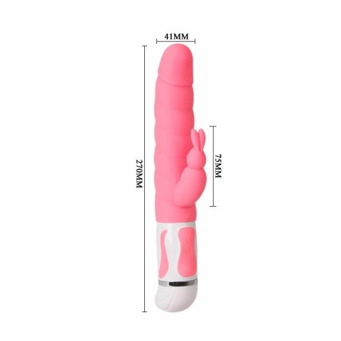 PRETTY LOVE SMART STEVEN krolik rożowy 12 trybow silikonowy 27cm