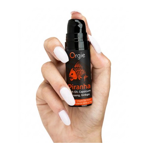 Piranha Power Cream For Him 15 ml - krem z ekstraktem z żeń-szenia i miłorzębu