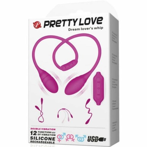 Pretty Love Bicz Stymulator Dream Lover Unisex 12 trybow USB silikon
