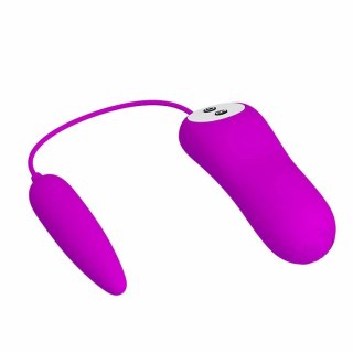 Pretty Love Harriet - silikonowy stymulator z 12 trybami wibracji, fioletowy