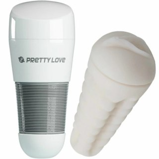 Pretty Love KITTY biały model intymny z teksturą superskin