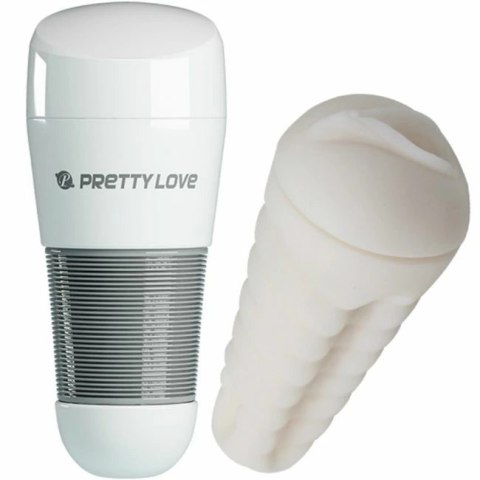 Pretty Love KITTY biały model intymny z teksturą superskin