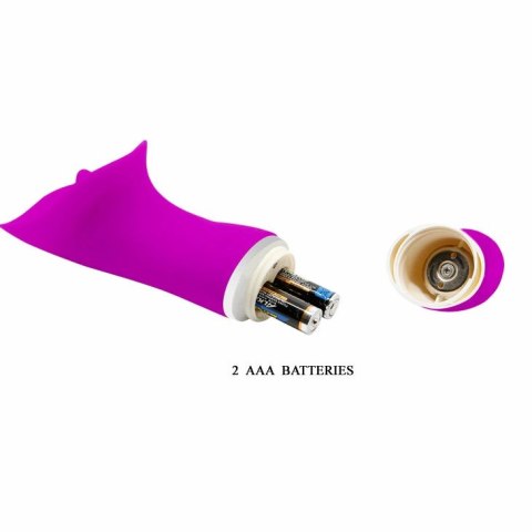 Pretty Love Rudolf - stymulator punktowy z 30 trybami, silikonowy, fioletowy