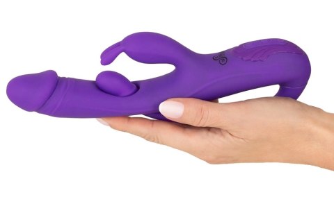 Sweet Smile Rabbit Vibe model G-Spot/Ana, silikonowy, 23 cm, fioletowy