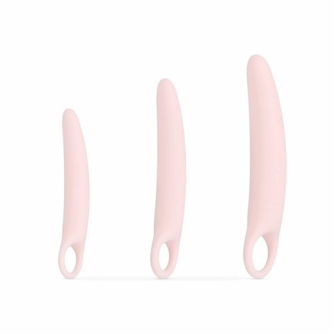 Teazers Dilator Set 3 sztuki silikonowy rożowy - stopniowany rozmiar