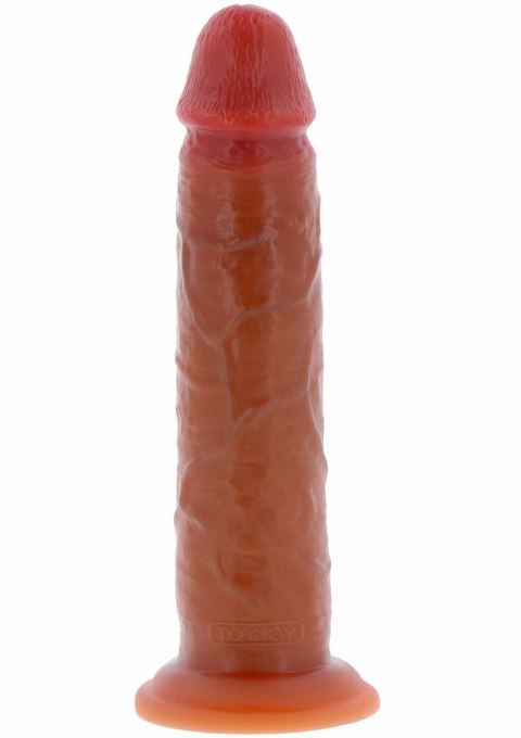 ToyJoy Foreskin Dong Vibrating Silicone 22 cm - model z ruchomą powierzchnią i wibracjami