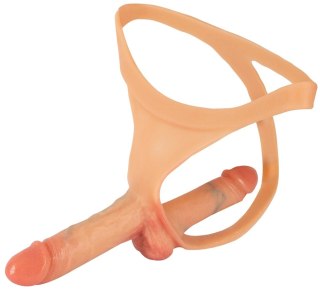 You2Toys Double Penis Thong - podwojny system intymny z Liquid Silicone
