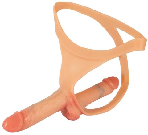 You2Toys Double Penis Thong - podwojny system intymny z Liquid Silicone