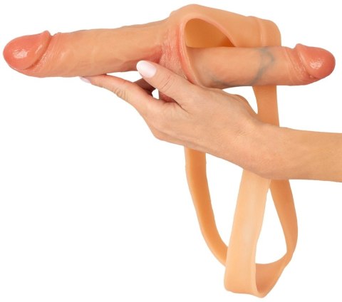You2Toys Double Penis Thong - podwojny system intymny z Liquid Silicone