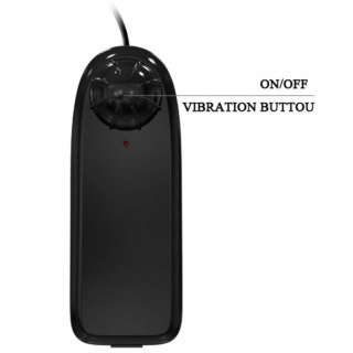 BAILE Arbiter - wibrator anatomiczny TPR z przyssawką, wielobiegowy