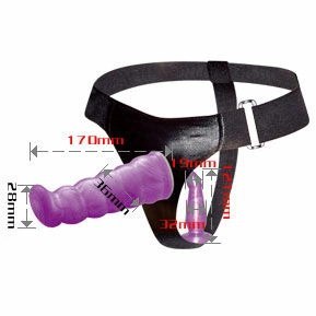 BAILE GPOINT Uprząż damska z podwojnym systemem, liliowa, 17 cm