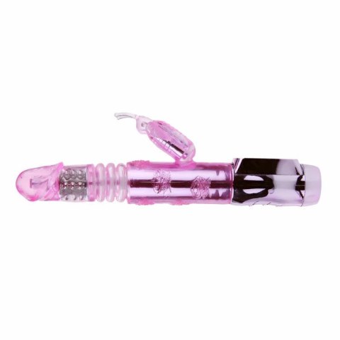 BAILE Rabbit Throbbing Butterfly maszyna intymna USB 12 trybow fioletowa