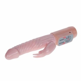 BAILE Rotator Fire Bunny - wibrator z funkcją podgrzewania i rotacją, 220 mm
