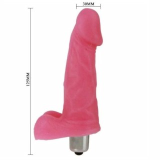 BAILE Slik Pleasure Love Clone - wibrator naturalny TPR, teksturowany